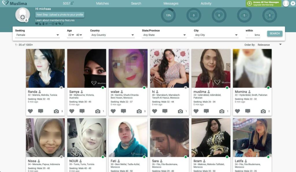 Muslima.com Frauen Mitglieder